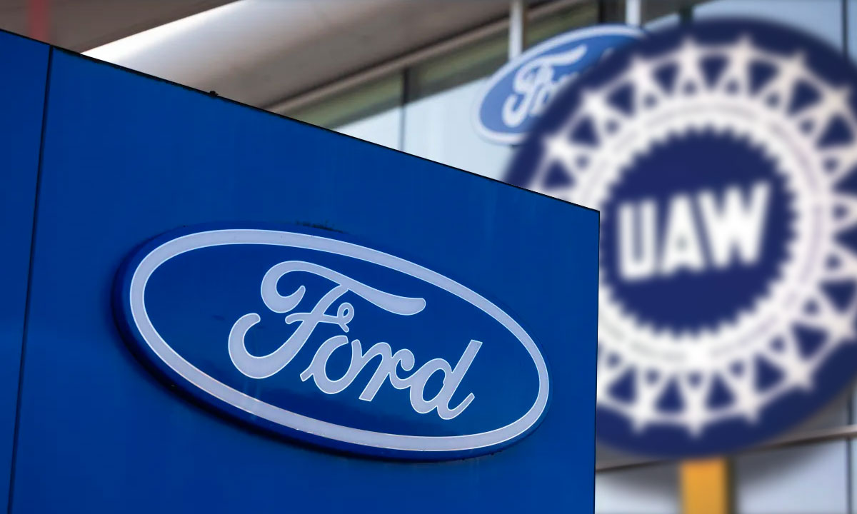 Ford fija costo del acuerdo laboral con UAW en 8,800 mdd y recorta pronóstico de ganancias