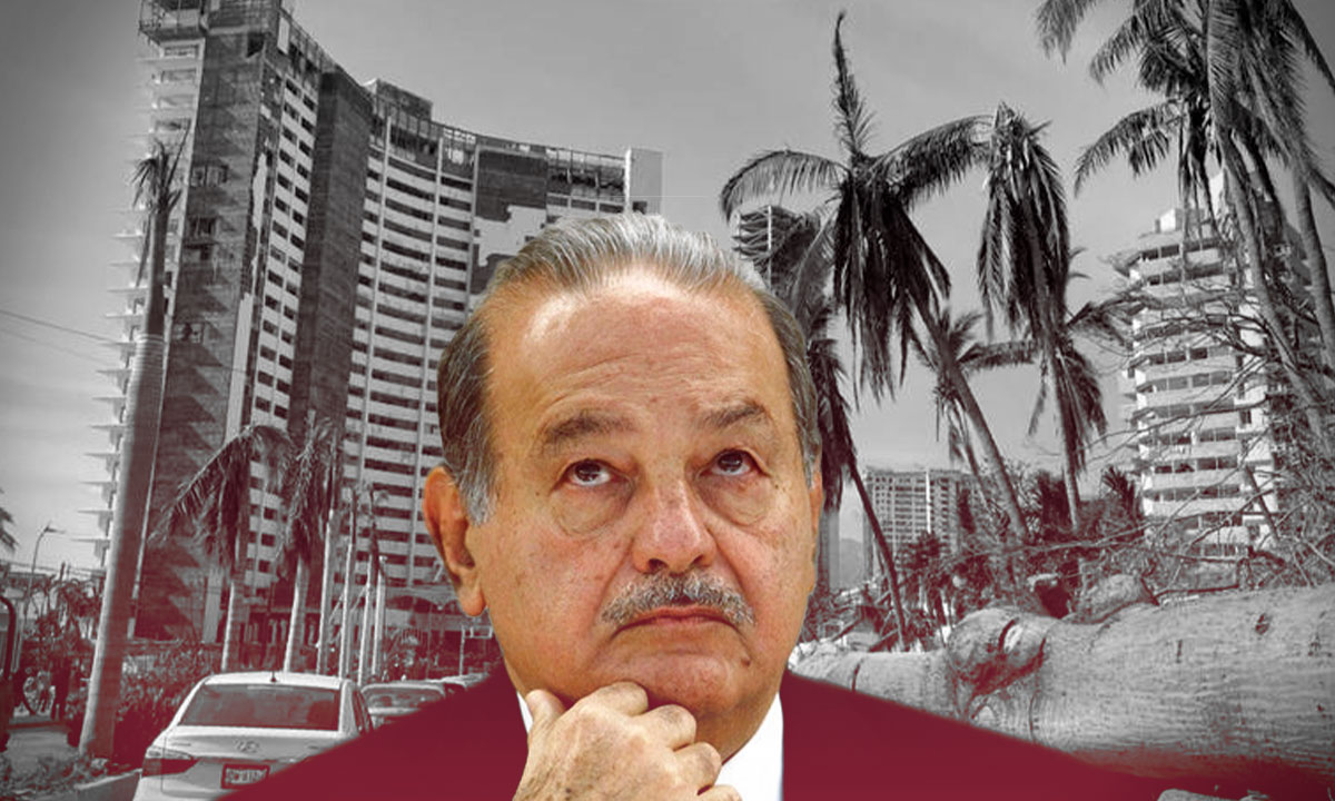 Este es el hotel de Carlos Slim que fue devastado en Acapulco