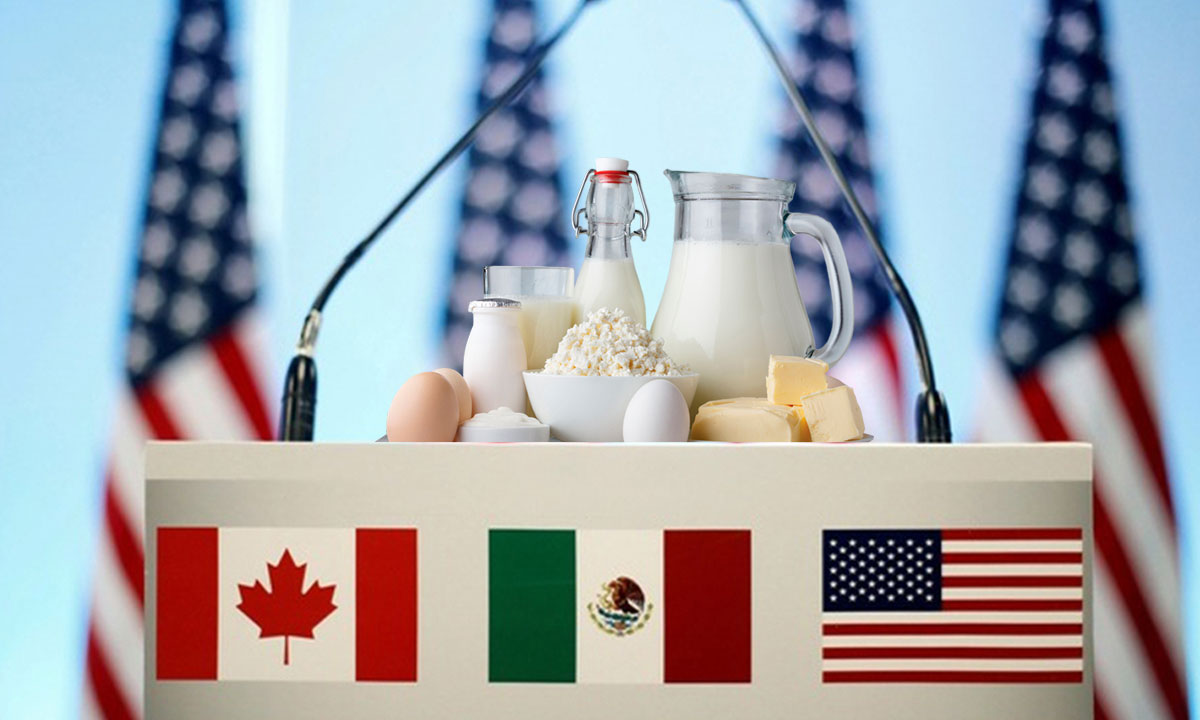 Panel del T-MEC rechaza demanda de EU sobre acceso al mercado de lácteos en Canadá
