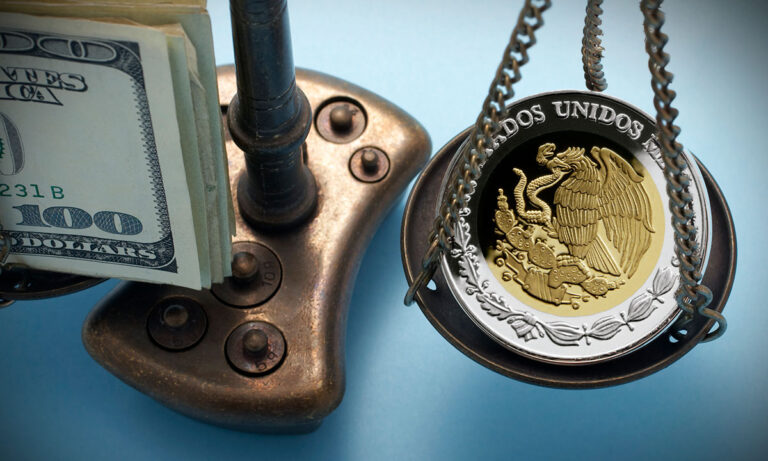 Peso mexicano registra su mejor semana desde junio de 2021 tras seis jornadas consecutivas con ganancias