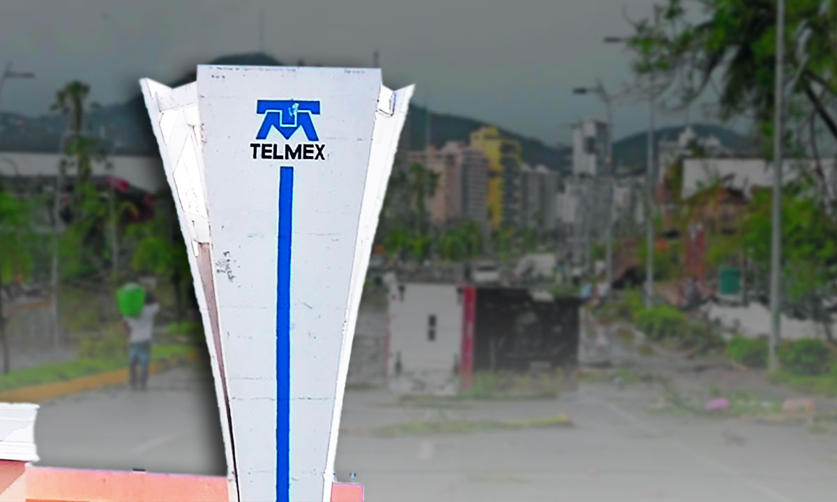 Telmex condonará pagos por sus servicios a los clientes afectados por Otis
