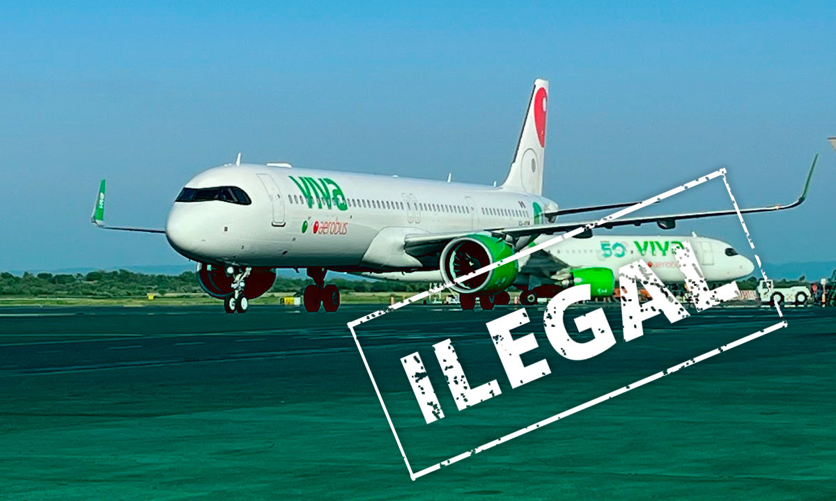 Pilotos rechazan arrendamiento de aeronaves extranjeras por parte de Viva Aerobus por ser una alternativa ilegal