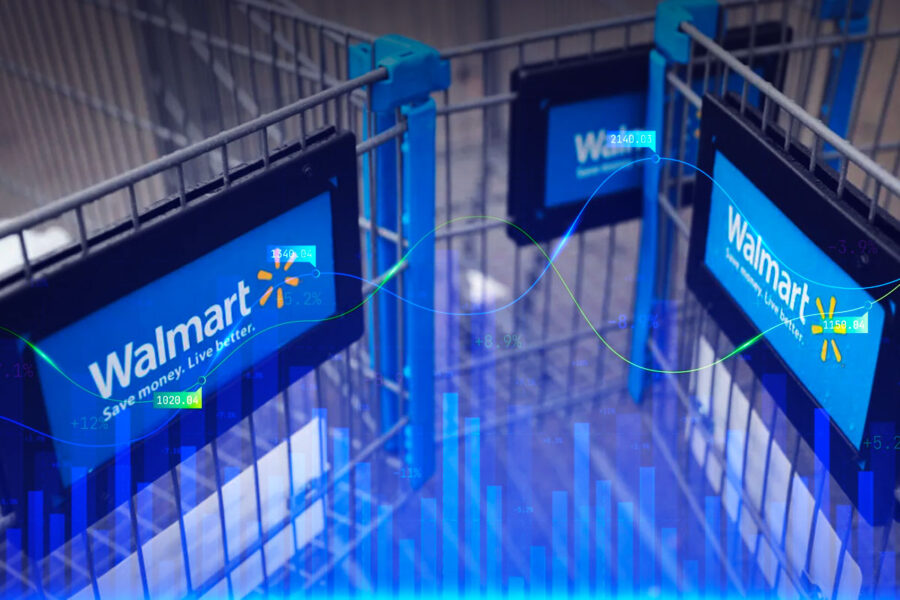 Caen acciones de Walmart ante temores por el consumo en EU