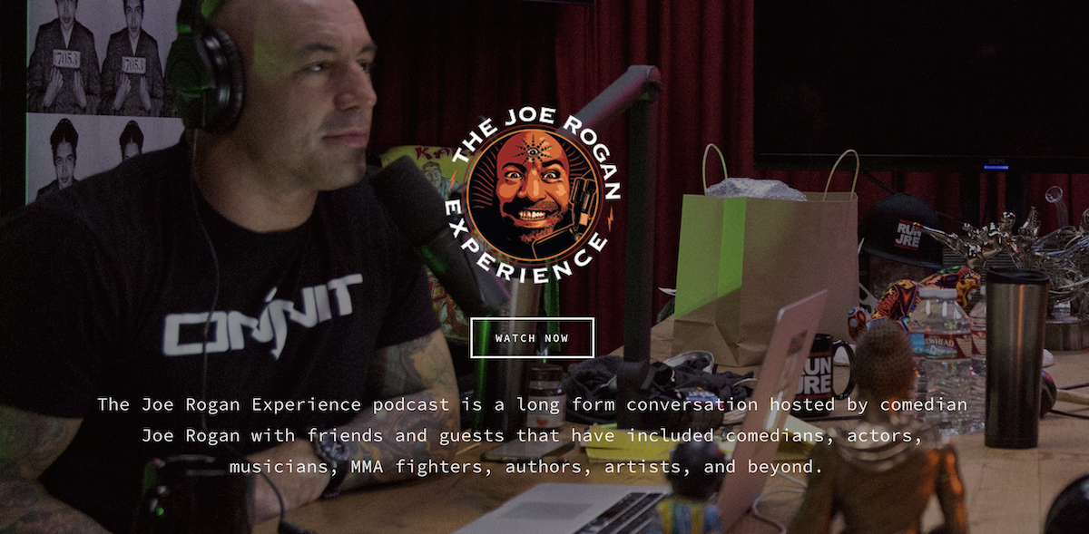 Spotify: Podcast más escuchado, The Joe Rogan Experience 