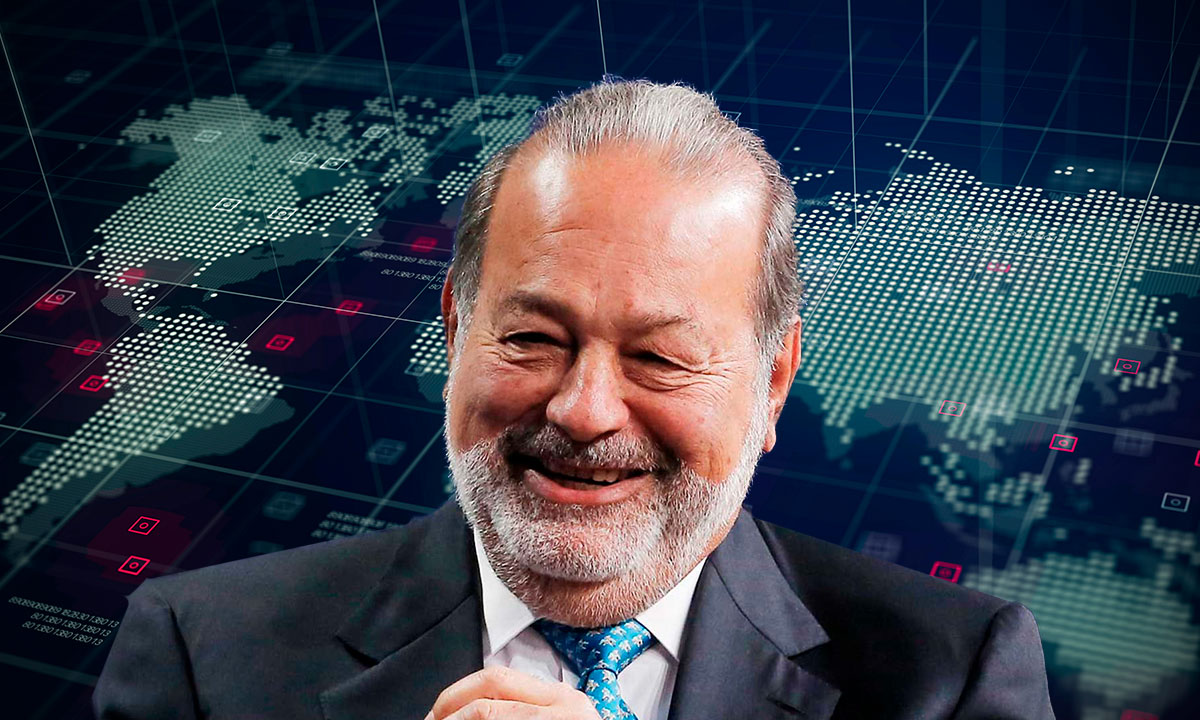 ¿De qué parte del mundo es la fortuna de Carlos Slim?