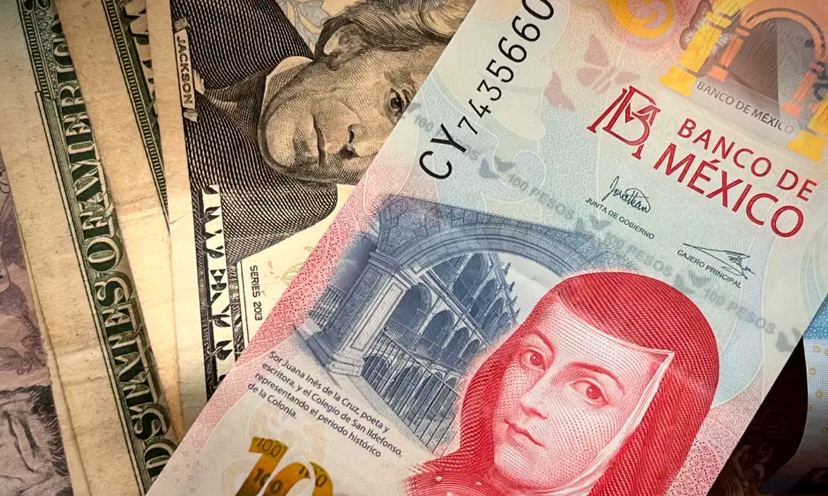 Peso se repliega ante el dólar tras conocer dato inflacionario de México