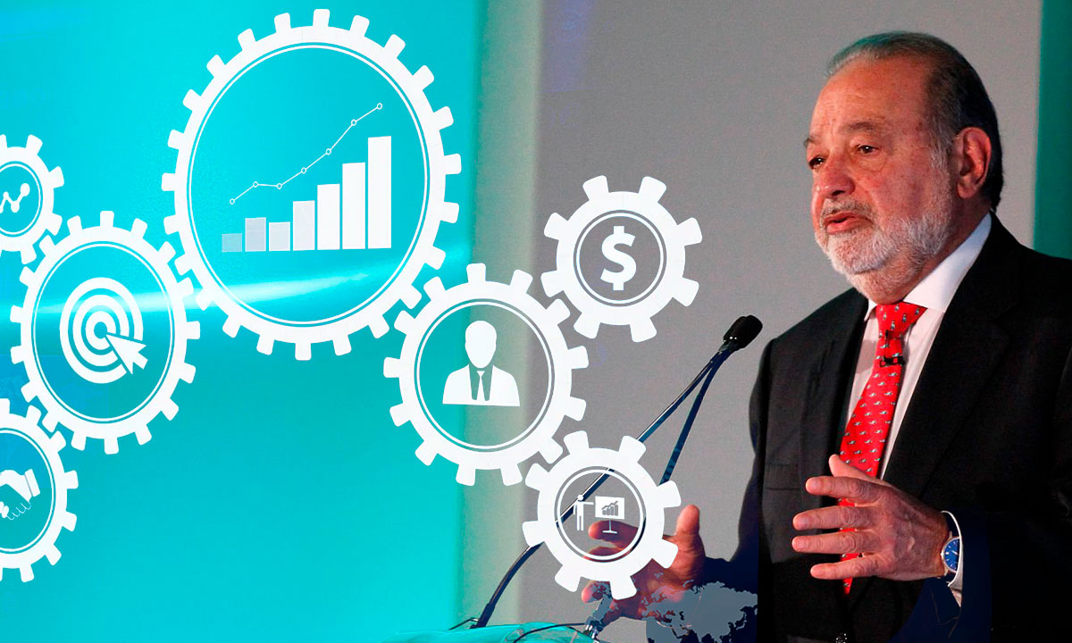 ¿Cuántos años de experiencia tiene Carlos Slim en los negocios?