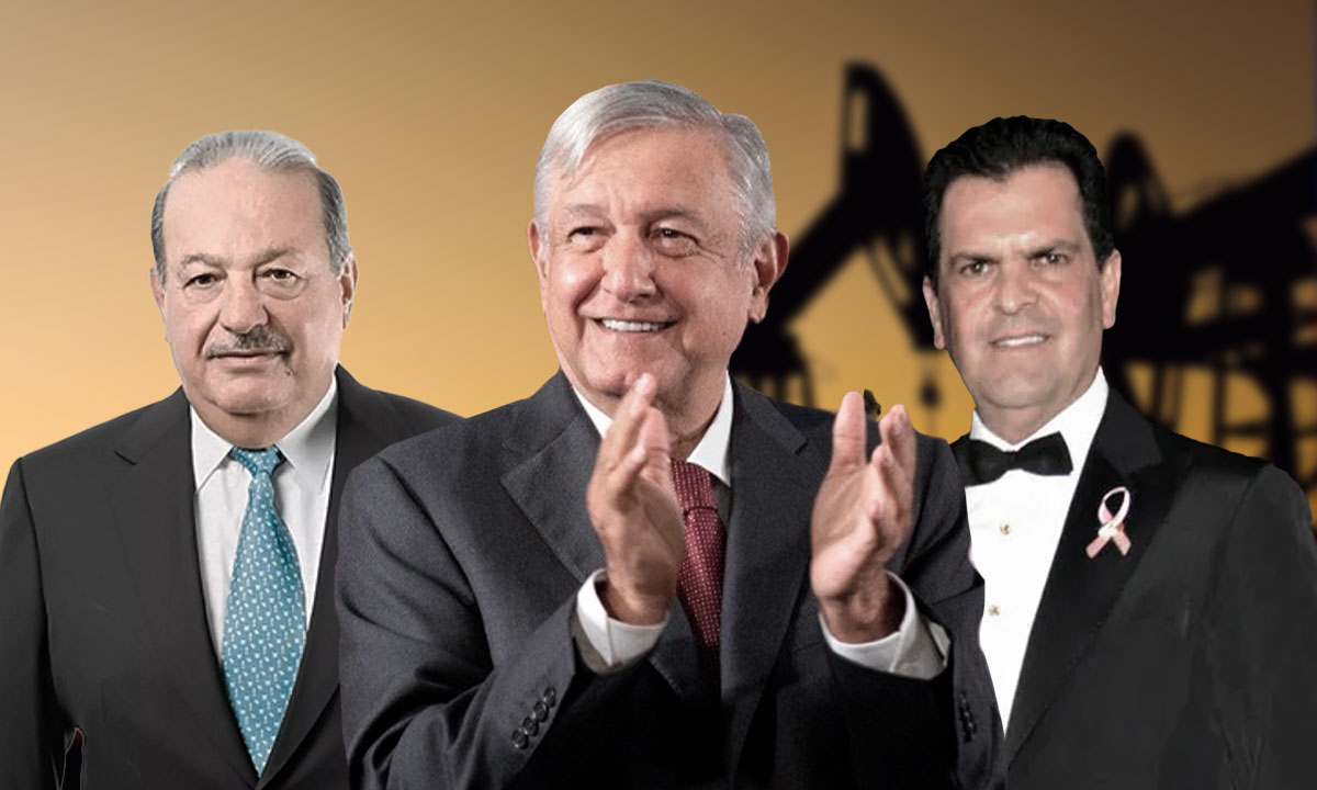 AMLO celebra el acuerdo petrolero entre Carlos Slim y la familia Baillères por 530 mdd
