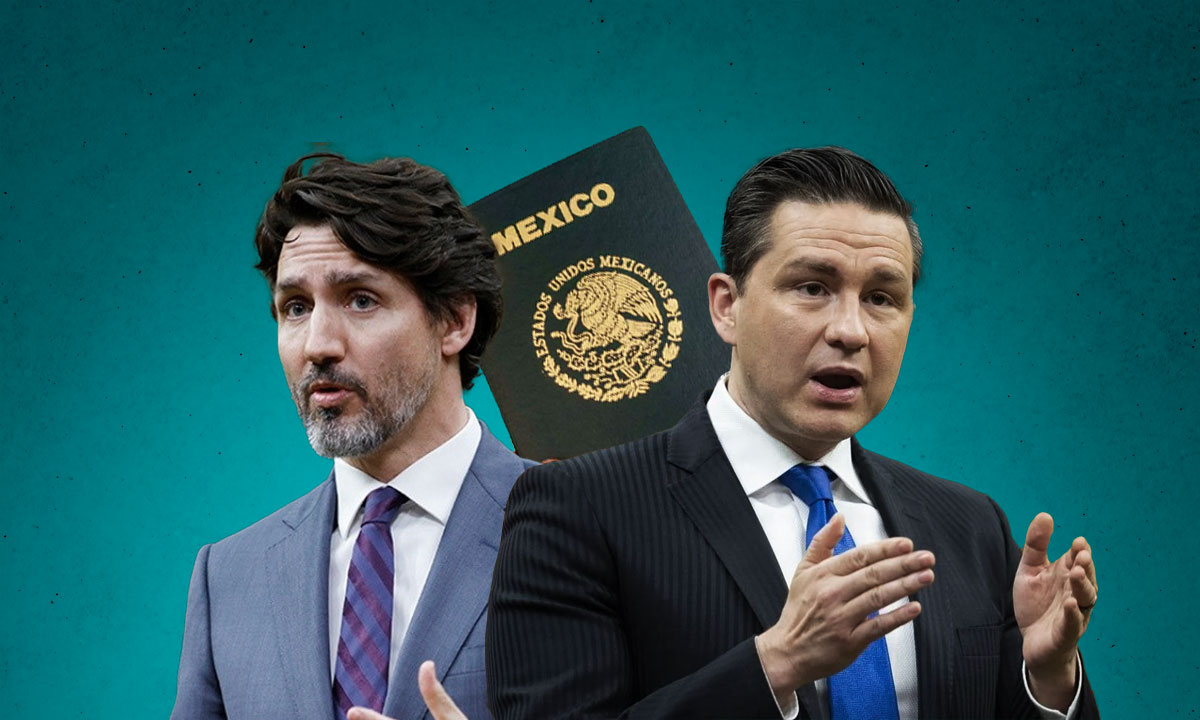 Canadá: Líder opositor pide a Justin Trudeau que regrese la solicitud de visa para México
