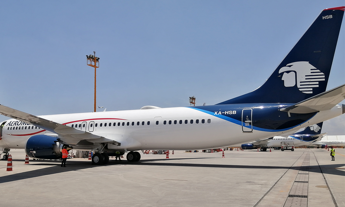 Aeroméxico mantendrá en tierra sus aviones Boeing 737 MAX-9 tras percance de Alaska Airlines