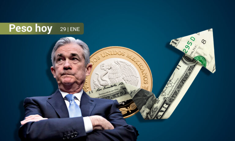 Peso mexicano rompe racha ganadora ante el dólar al depreciarse 0.42%