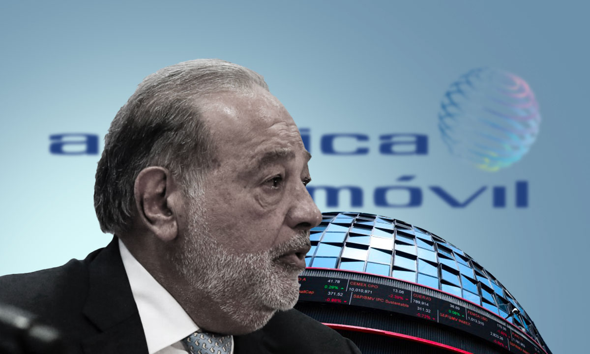 América Móvil retrocede en la Bolsa Mexicana tras reporte al cierre de 2023