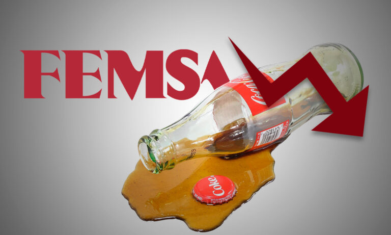 Femsa ‘tropieza’ en la BMV tras anuncio de inversión millonaria y dividendos