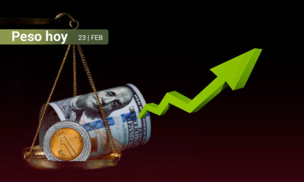 Peso se deprecia ante el dólar  y concreta una semana de pérdidas