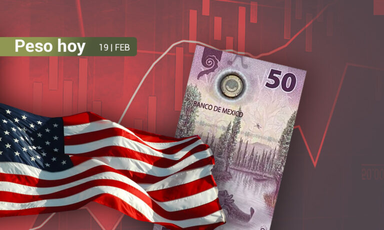Peso mexicano cierra plano a la espera de minutas de Banxico y la Fed