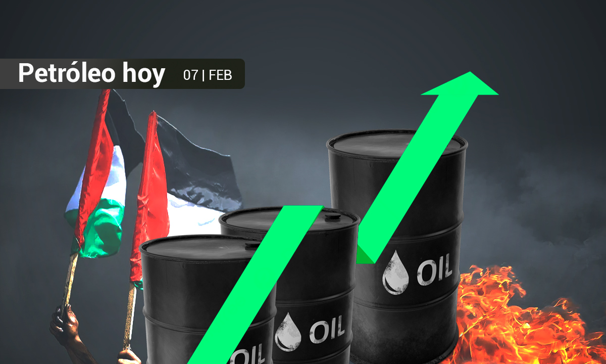Petróleo suma tres días al alza por inventarios en EU y tensión en Medio Oriente