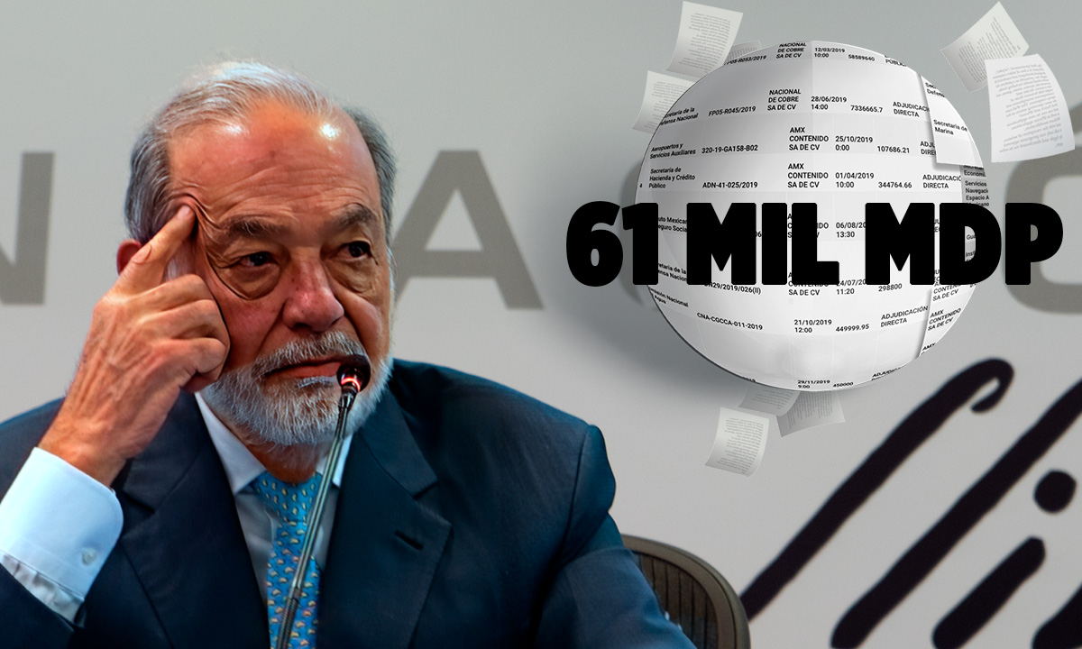 Estos son los más de 2,500 contratos que Carlos Slim firmó con la 4T