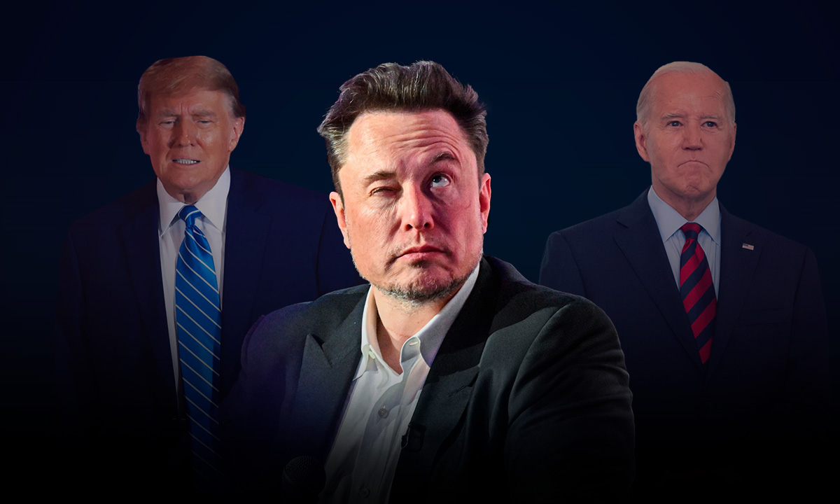 Elon Musk, CEO de Tesla, no donará a las campañas de Joe Biden y Donald Trump