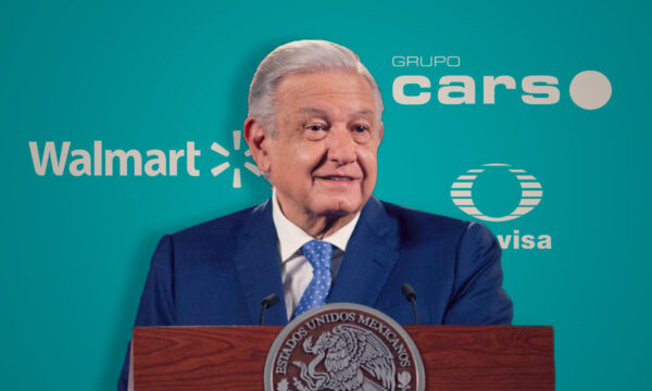 AMLO revela su secreto para cobrar impuestos; cita los casos de Carso, Bimbo, Walmart y Televisa