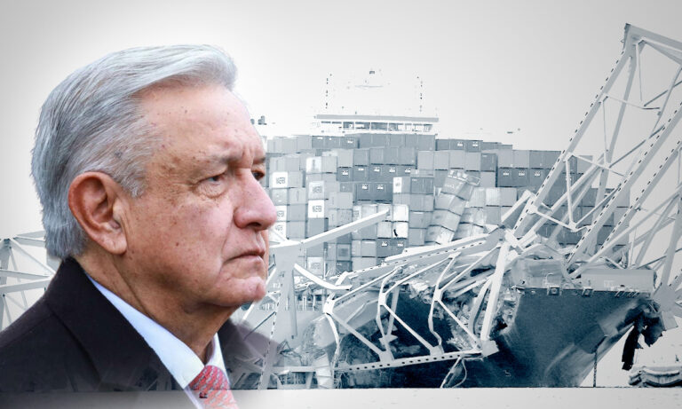 AMLO confirma que hay dos mexicanos desaparecidos tras accidente en el puente de Baltimore