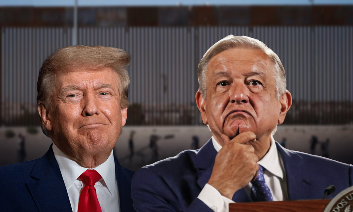 AMLO minimiza amenazas de Donald Trump sobre construir un muro fronterizo