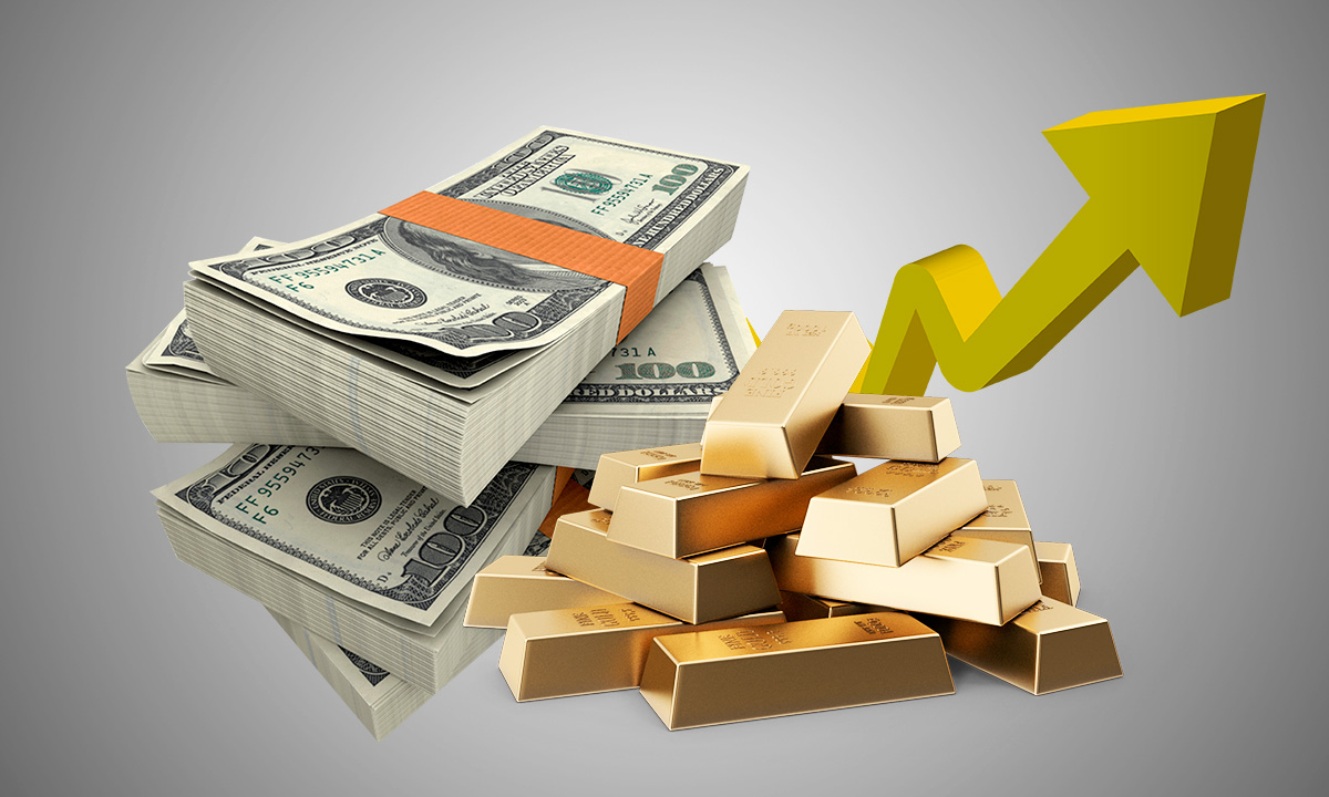 El oro supera los 2,100 dólares y alcanza el nivel más alto de la historia
