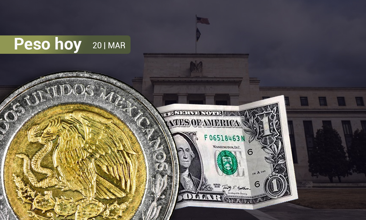 Decisión de la Fed impulsa al peso mexicano y se aprecia 0.87% ante el dólar