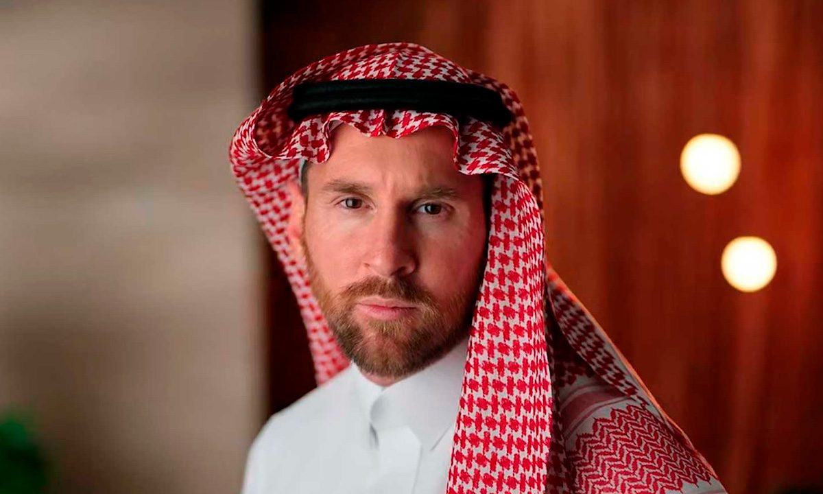 Este es el precio de la ropa que Messi publicita en Arabia Saudita