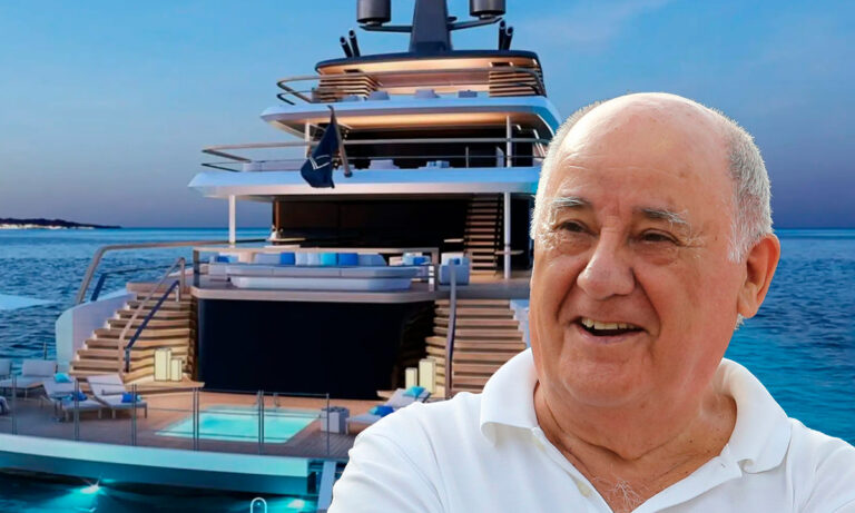 Conoce el nuevo yate de Amancio Ortega que busca competir con el de Salinas Pliego