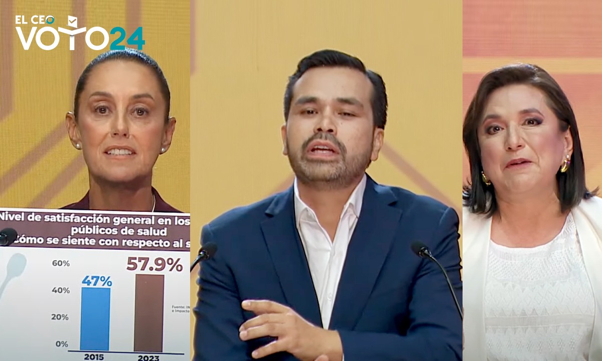Debate de Sheinbaum, Gálvez y Álvarez Máynez; estas son sus propuestas en salud y educación