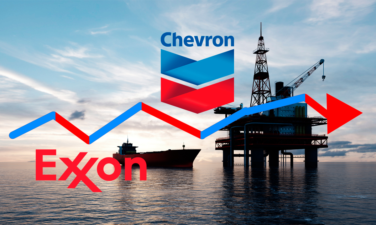 Las gigantes petroleras, Chevron y Exxon, presentaron caídas en sus ingresos y acciones por el bajo precio del gas natural