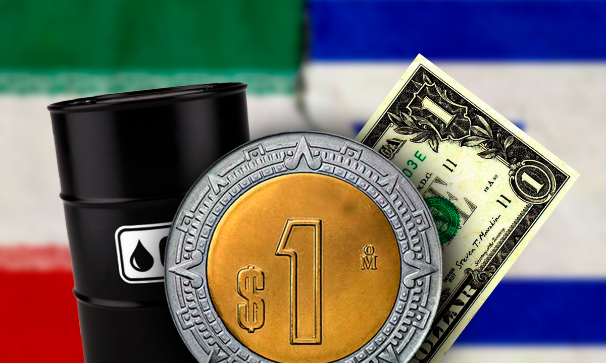 Los mercados en el conflicto Irán-Israel: peso mexicano se aprecia, oro sube y petróleo retrocede