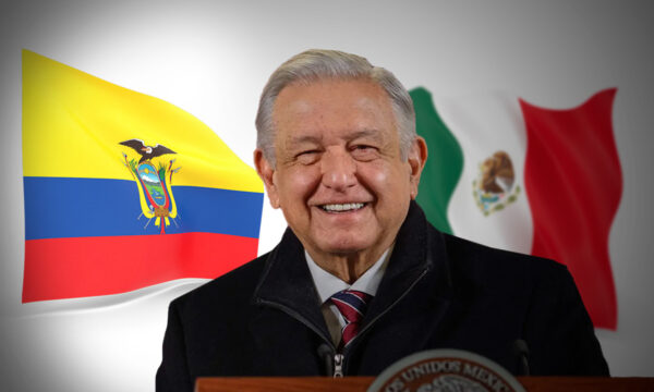 AMLO agradece solidaridad por allanamiento de Ecuador en embajada