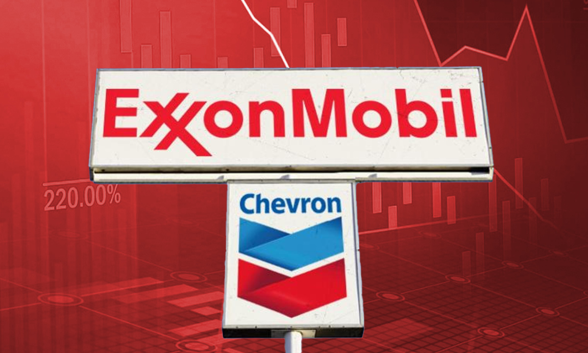 Ingresos de Chevron y Exxon caen más de 15% en el 1T24 por baja en precio del gas natural y menor refinación