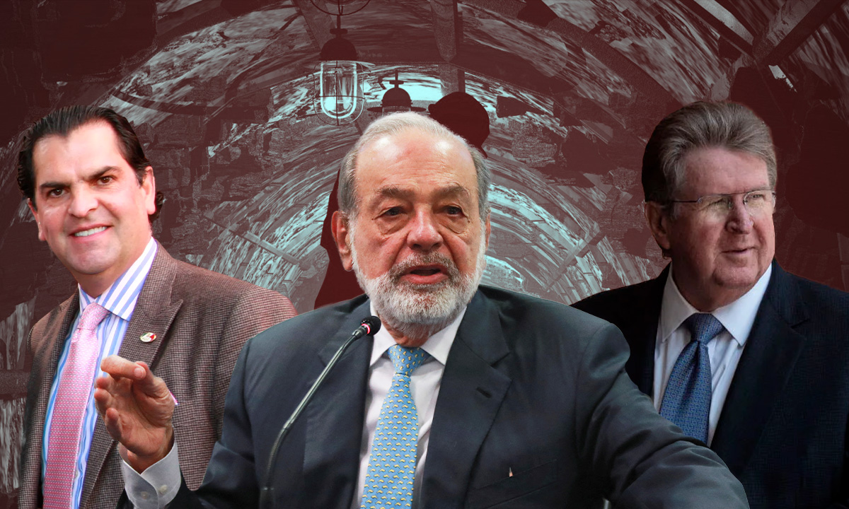 Slim, Baillères y Larrea ganan 90,000 mdp en la bolsa con sus mineras