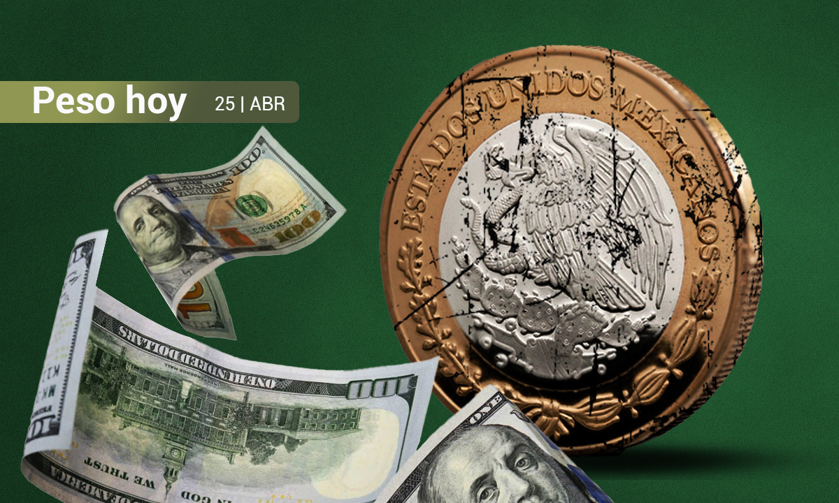 Peso mexicano registra su peor nivel desde febrero; se deprecia 0.83% ante el dólar