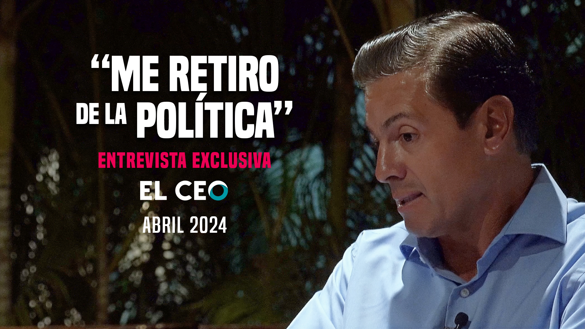 #Exclusiva: Peña Nieto se retira de la política