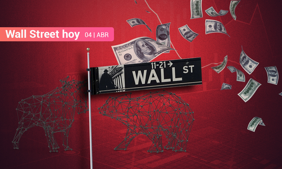 Wall Street se pinta de rojo y el Dow Jones apunta su cuarta caída consecutiva