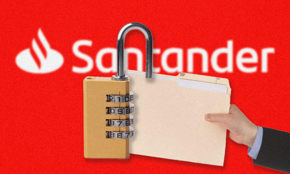 Grupo Santander denuncia filtración de datos de clientes y empleados