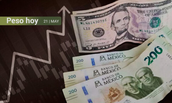 Peso mexicano se despide de su buena racha: cede 0.51% ante el dólar
