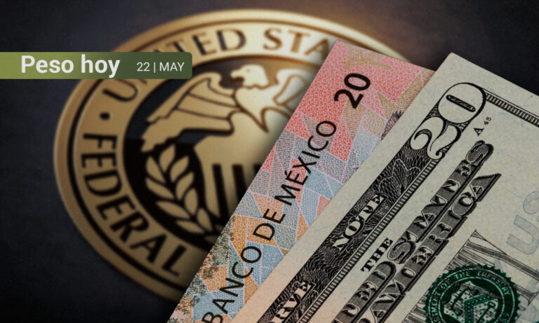 Peso mexicano amplia sus pérdidas ante el dólar tras publicarse las minutas de la Fed