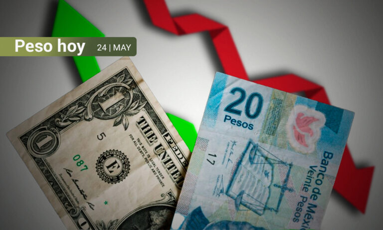 Peso mexicano se aprecia, pero corta racha semanal con ganancias