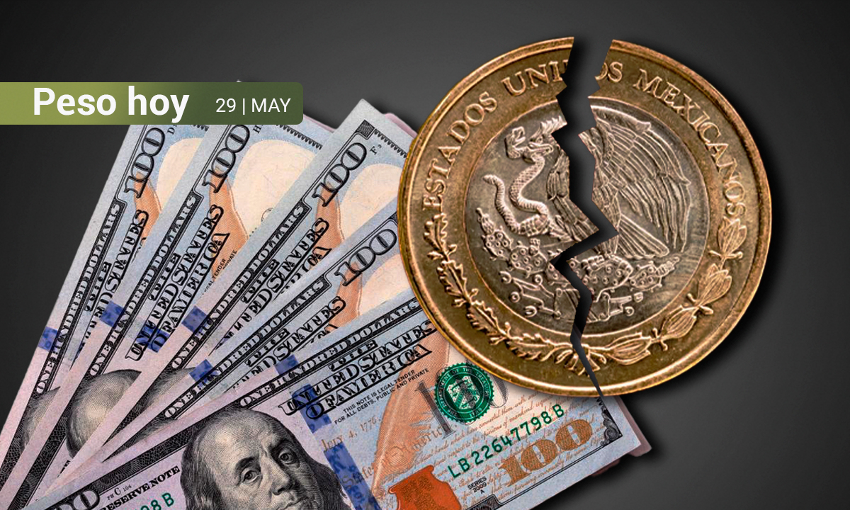 Peso mexicano registra su peor día ante el dólar en más de un mes
