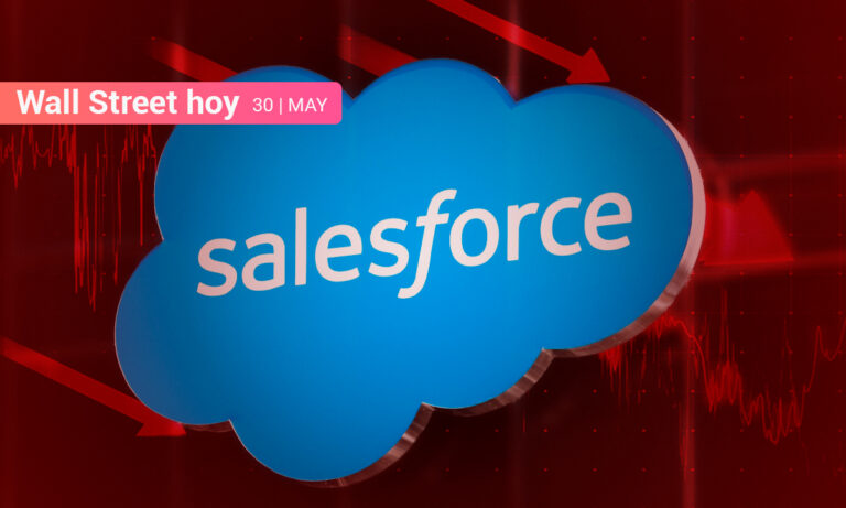 Wall Street se pinta de rojo ante el desastre de Salesforce; ahora espera a la inflación