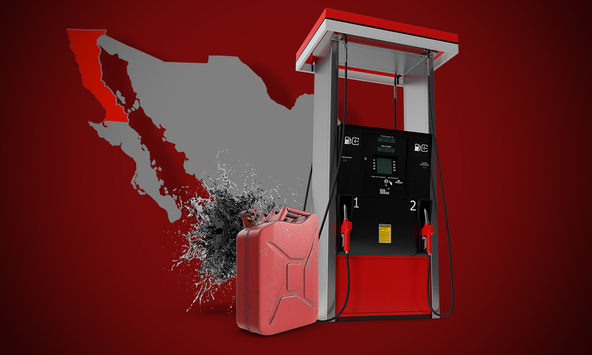 Hay 2.1 millones de personas afectadas por desabasto de gasolina en Baja California: Concanaco