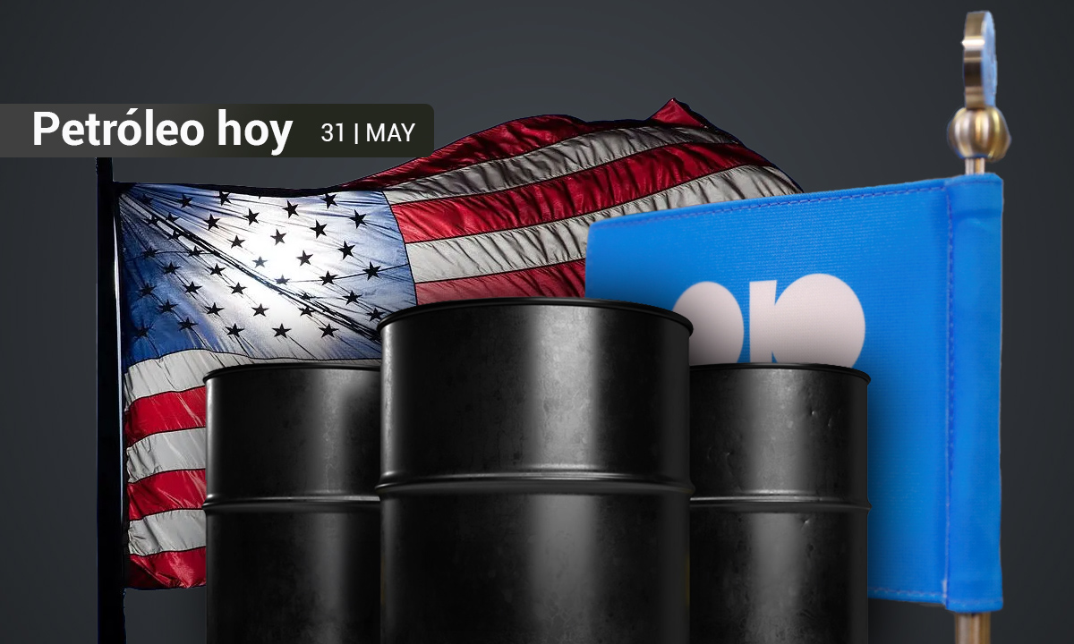 Petróleo retrocede y concreta un desplome para todo el mes de mayo