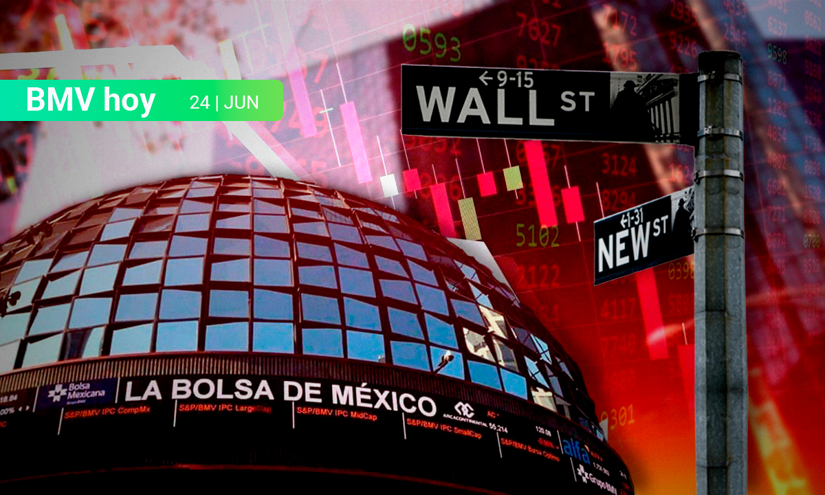 BMV extiende pérdidas de la sesión anterior; Wall Street cierra mixto