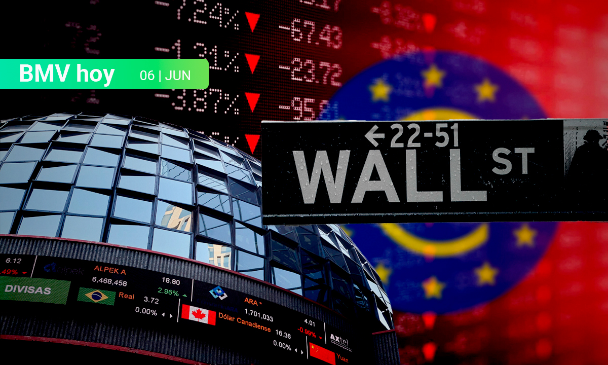 BMV sigue repuntando, pero aún no logra revertir el ‘lunes negro’; Wall Street cierra mixto