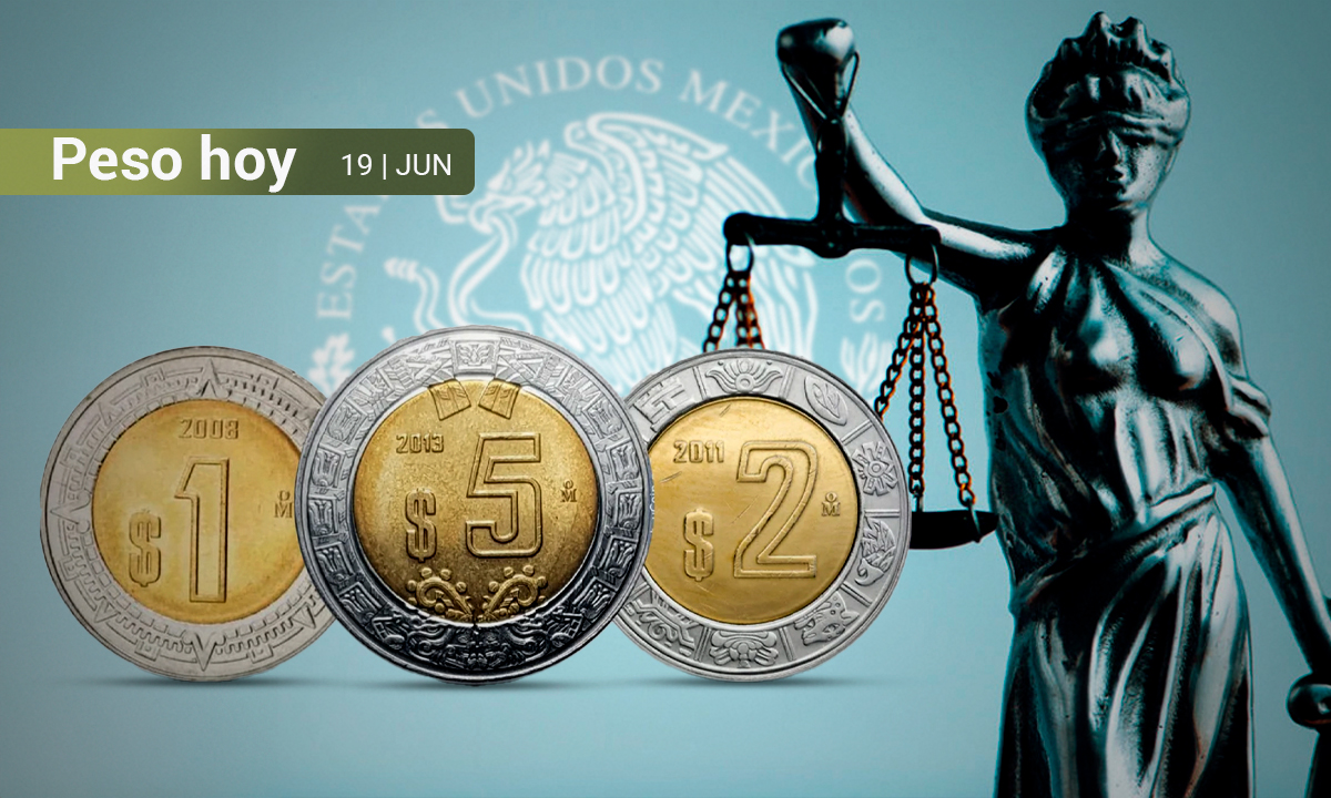 Peso mexicano cede terreno frente al dólar ante persistente preocupación por la reforma al Poder Judicial