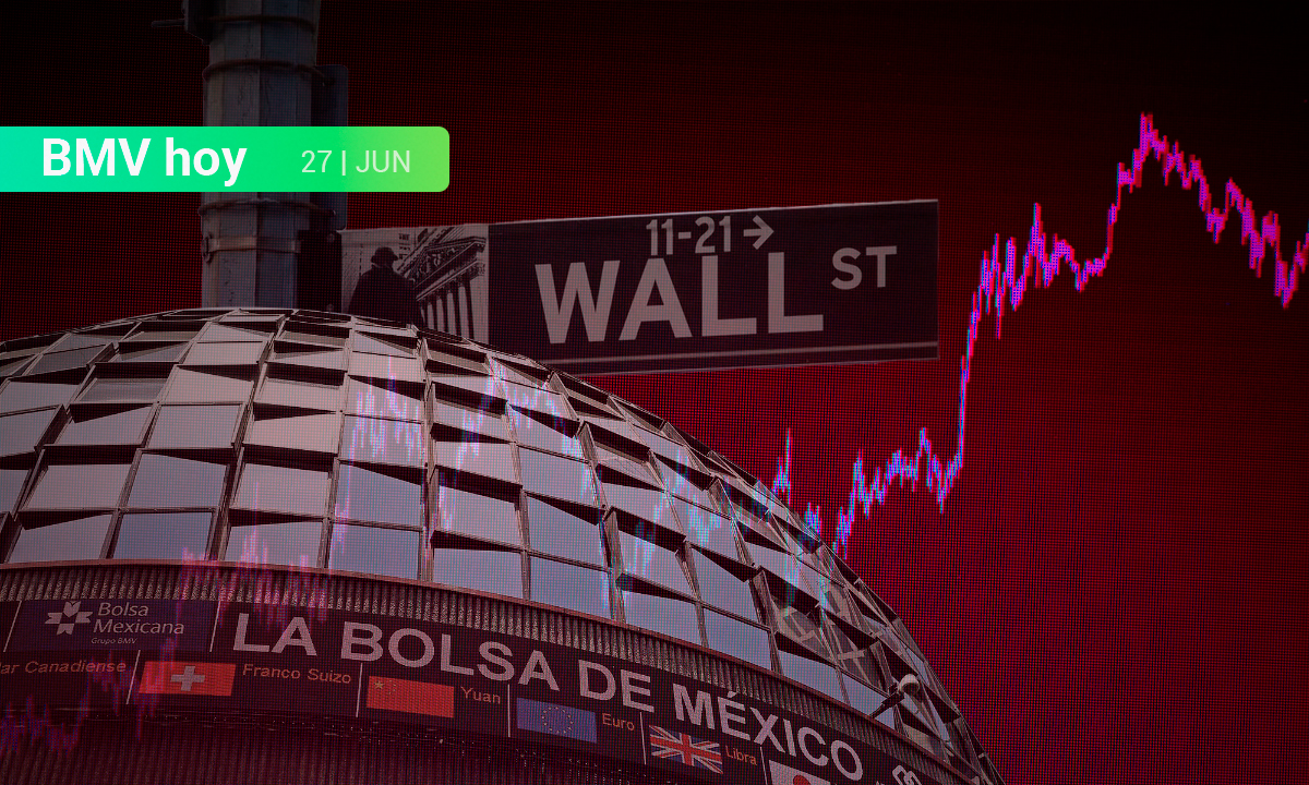 BMV suma dos caídas consecutivas; Wall Street cierra en verde en la antesala de la inflación PCE